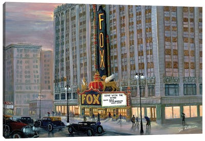 Fox Theater Canvas Art Print - Jim Williams