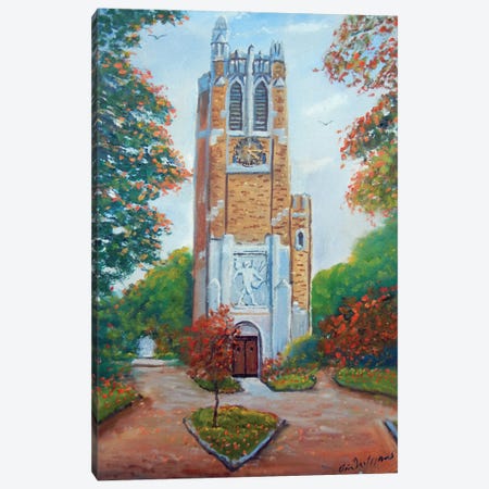 Beaumont Tower Msu Canvas Print #JIW62} by Jim Williams Art Print