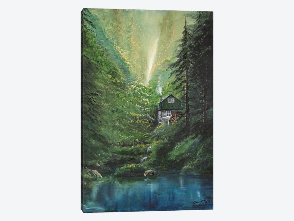 Canyon Cabin by Jim Williams 1-piece Canvas Art Print