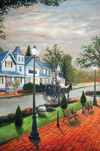 Carriages & Wagons: Long Grove Tavern by Jim Williams