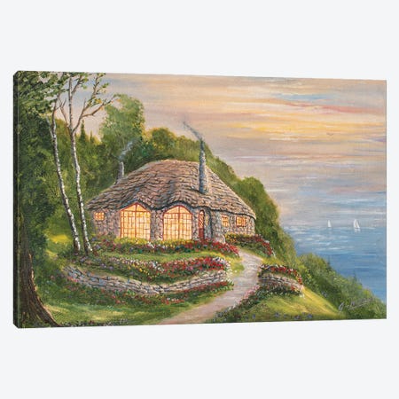 Charlevoix Cottage Canvas Print #JIW7} by Jim Williams Canvas Art Print