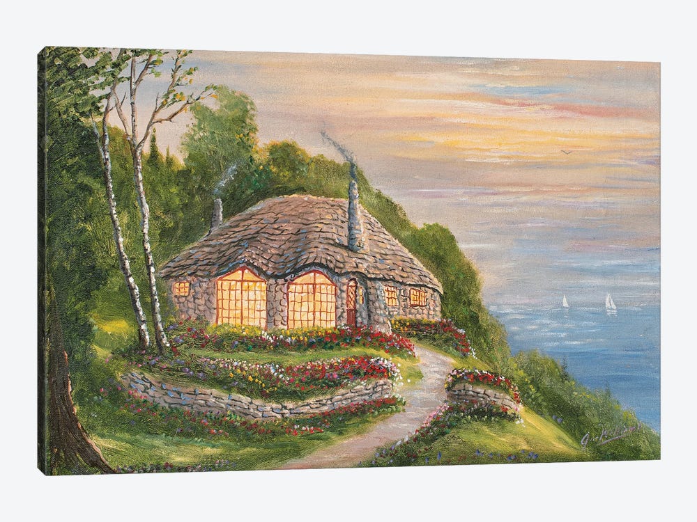 Charlevoix Cottage by Jim Williams 1-piece Canvas Artwork