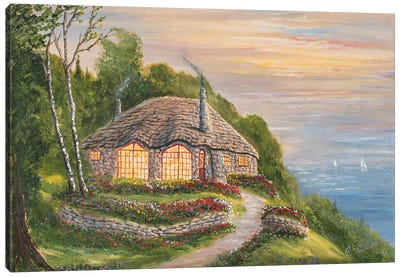 Charlevoix Cottage Canvas Art Print - Jim Williams
