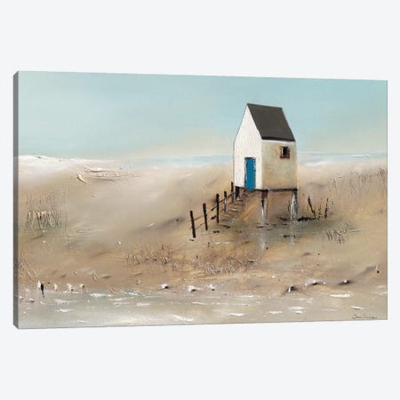 Beach Cabins II Canvas Print #JJA2} by Jean Jauneau Canvas Art