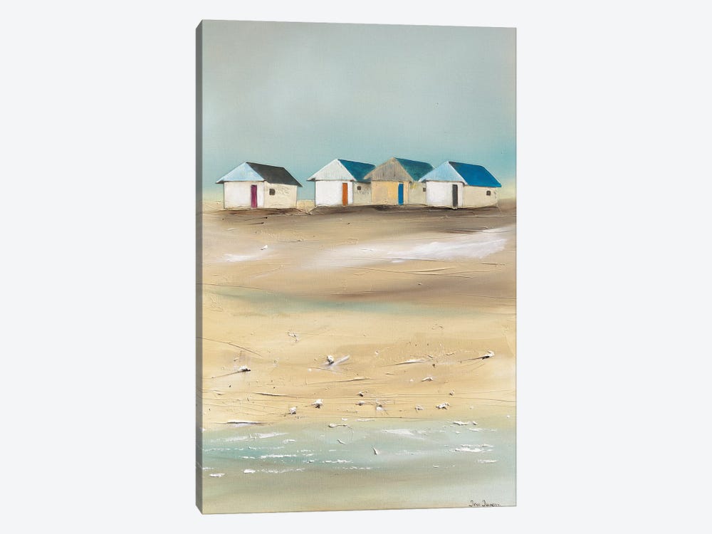 Beach Cabins IV by Jean Jauneau 1-piece Canvas Art Print