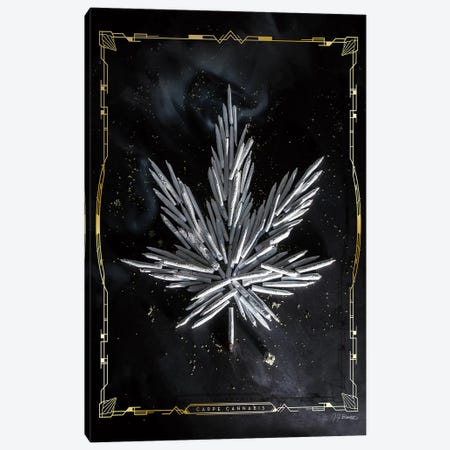 Carpe Cannabis Canvas Print #JJB15} by JJ Brando Canvas Artwork