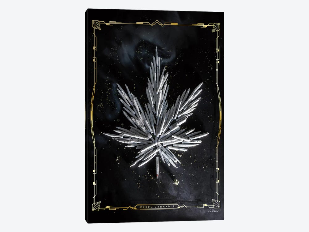 Carpe Cannabis by JJ Brando 1-piece Canvas Art Print