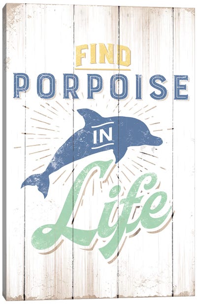 Find Porpoise Canvas Art Print - Dolphin Art