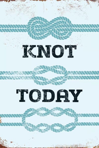Knot Today by JJ Brando metal wall art