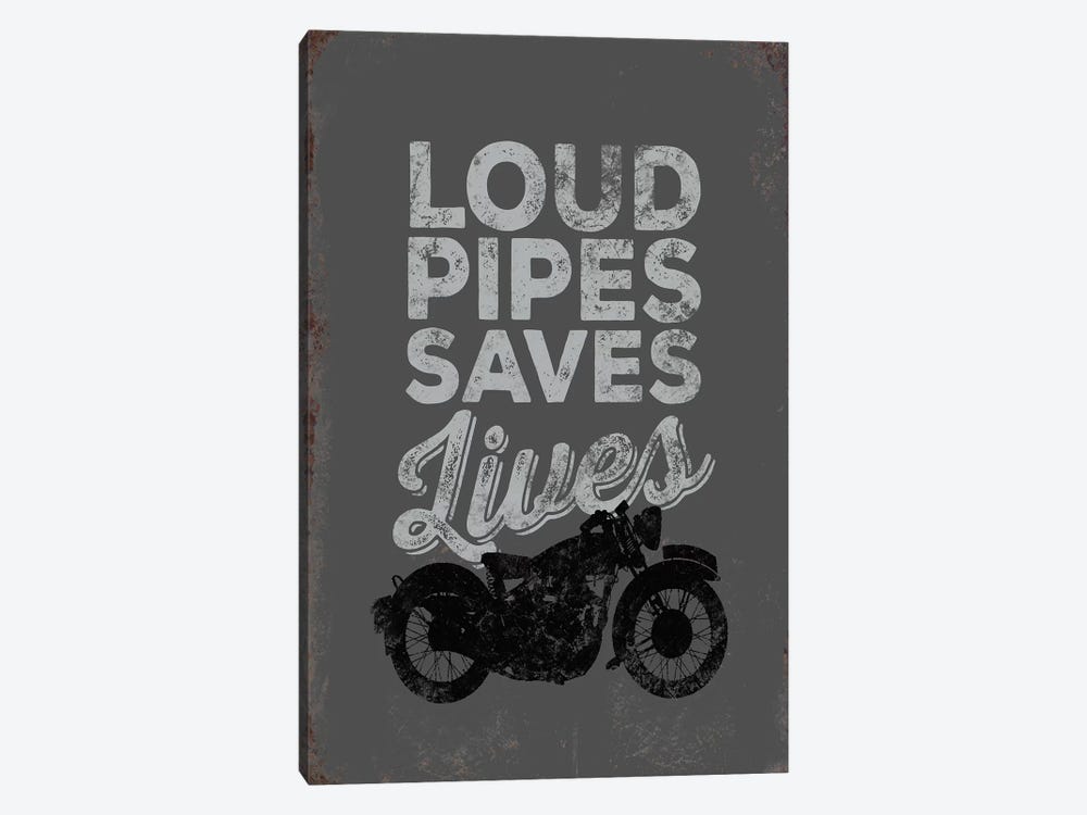 Loud Pipes by JJ Brando 1-piece Canvas Art