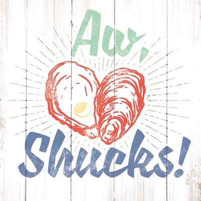 Aw Shucks by JJ Brando metal wall art