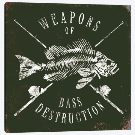 Weapons Of Bass Canvas Print #JJB64} by JJ Brando Art Print