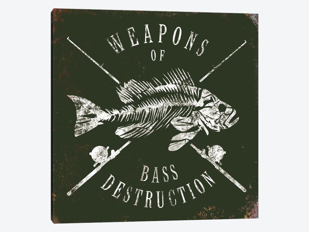 Weapons Of Bass by JJ Brando 1-piece Art Print