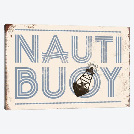 Nautibuoy Canvas Print #JJB75} by JJ Brando Canvas Wall Art