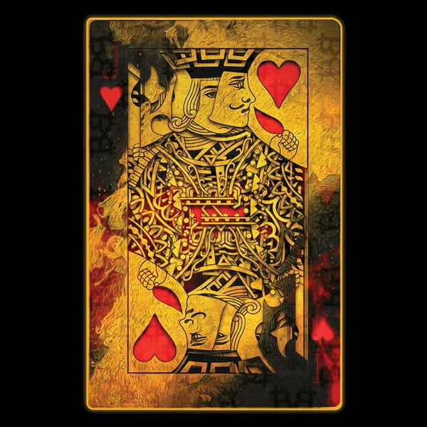 Cards & Board Games: Burning Hearts [Jack] by Jesse Johnson
