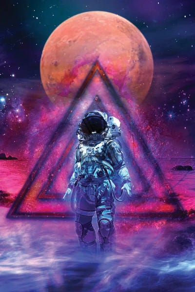 The Cosmonaut by Jesse Johnson framed wall art