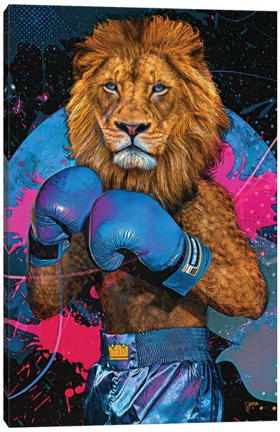 The Lion King Canvas Art Print - Lion Art