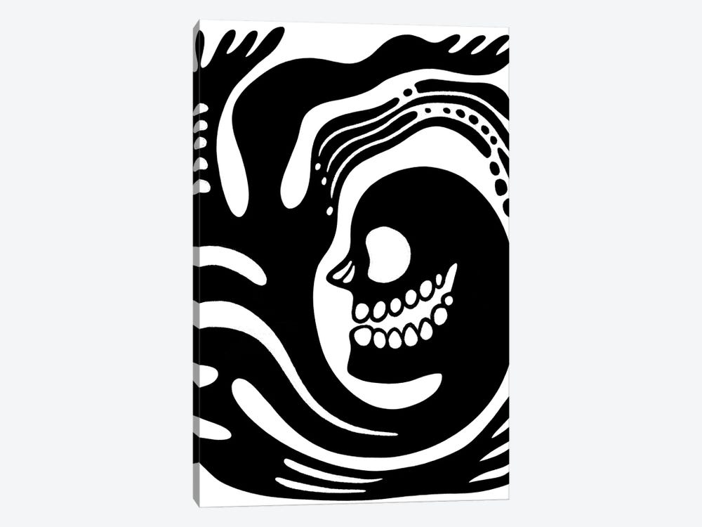 Ghost Bones by Jesjinko 1-piece Art Print