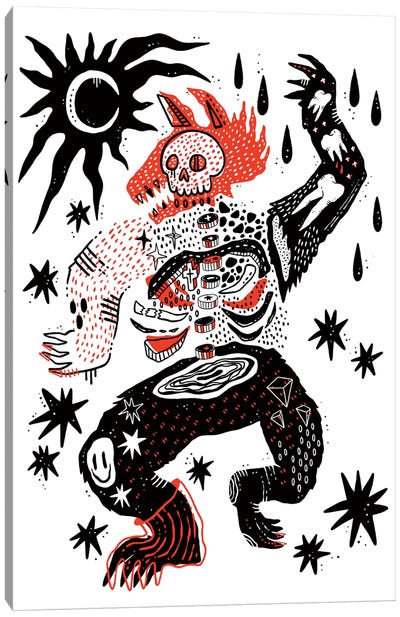 Manananggal Canvas Art Print - Monster Art