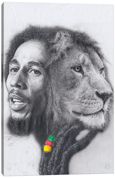 King Marley Canvas Art Print - Pop Culture Lover