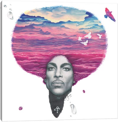 Purple Reign Canvas Art Print - Prince
