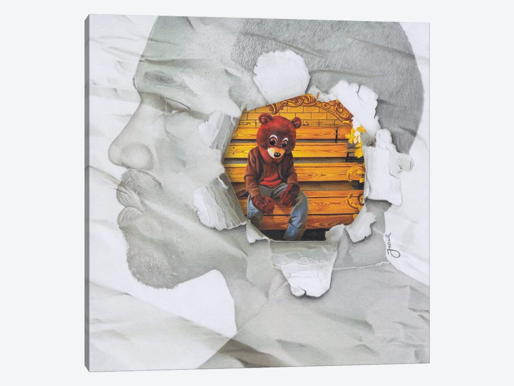 The College Dropout Remixed by Josiah Jones 1-piece Art Print