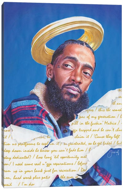 TORN Canvas Art Print - Rap & Hip-Hop Art