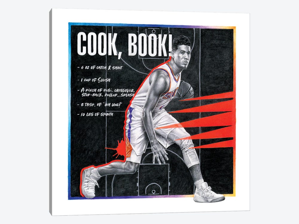 Cook, Book by Josiah Jones 1-piece Canvas Wall Art