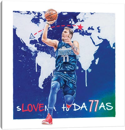 Luka Doncic Dallas Mavericks Water Color Pixel Art 2 Tank Top