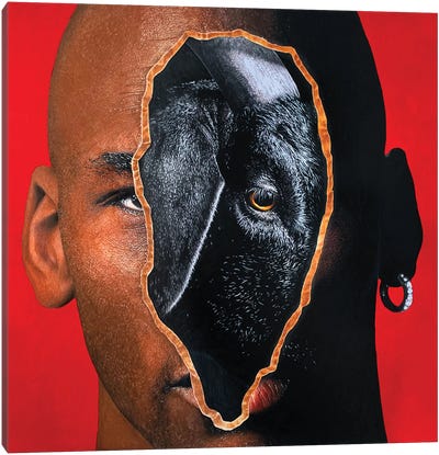 A Bull & A GOAT Canvas Art Print - Josiah Jones
