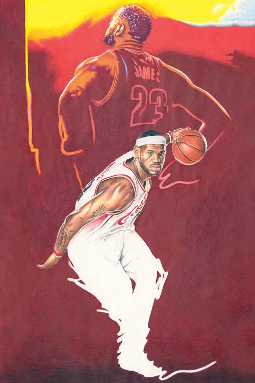 CleveLAND of LEBRON by Josiah Jones wall art