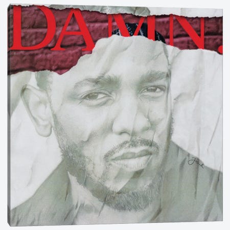 DAMN Remixed Canvas Print #JJS5} by Josiah Jones Canvas Art