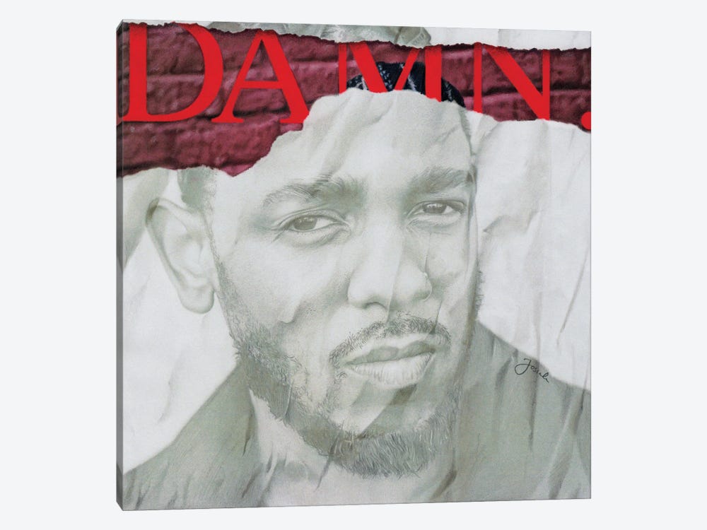 DAMN Remixed by Josiah Jones 1-piece Canvas Art