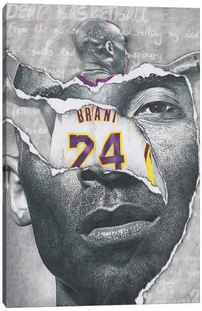 Dear, Basketball Canvas Art Print - Art by Black Artists