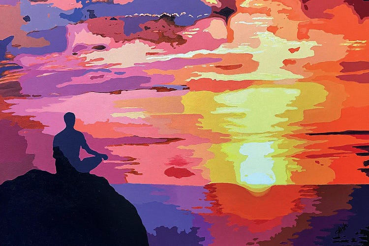 Meditations On A Sunset by John Jaster wall art
