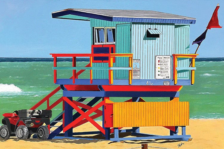 Prime Beachfront Property by John Jaster wall art