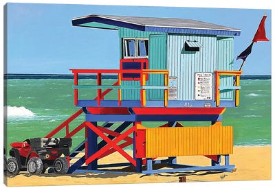 Prime Beachfront Property Canvas Art Print - John Jaster