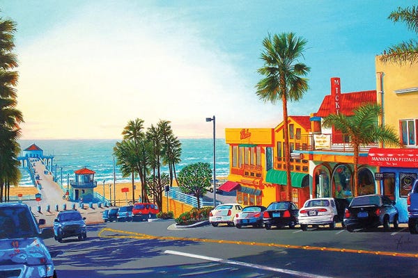 Streets: Beach Shadows by John Jaster