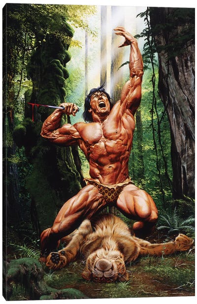Lord of the Jungle® Canvas Art Print - The Edgar Rice Burroughs Collection