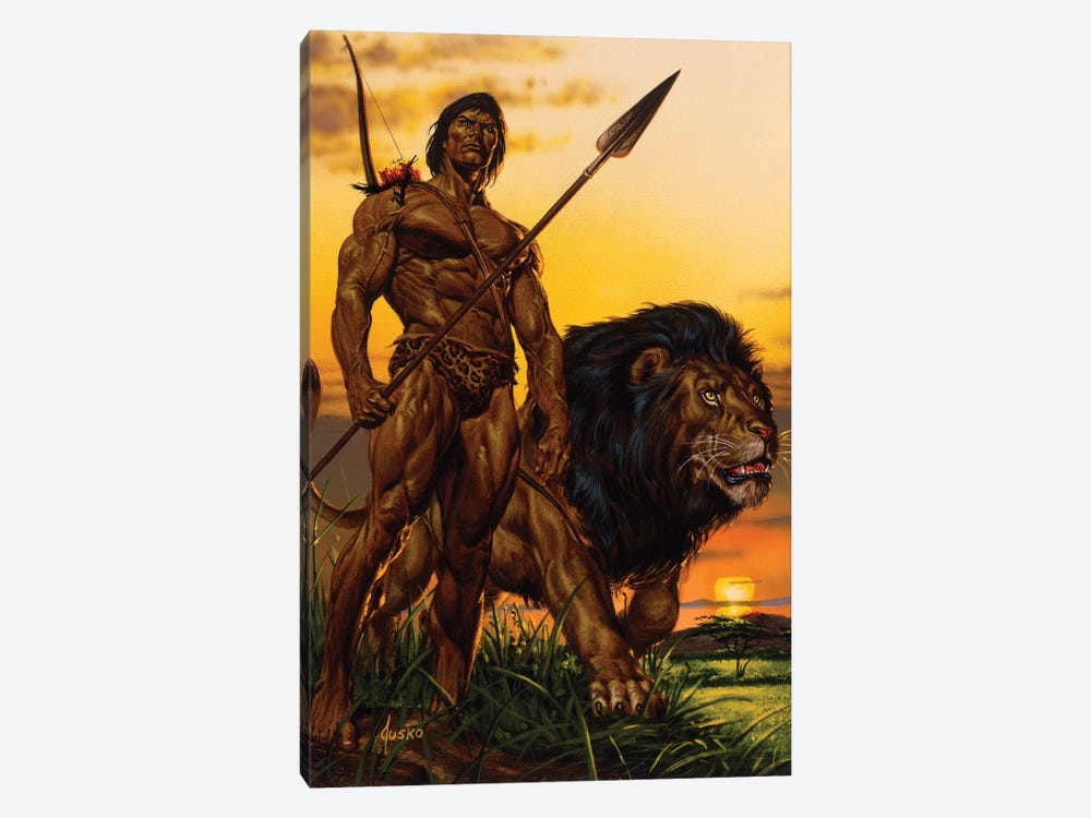 Tarzan®: On The Veldt by Joe Jusko 1-piece Canvas Print
