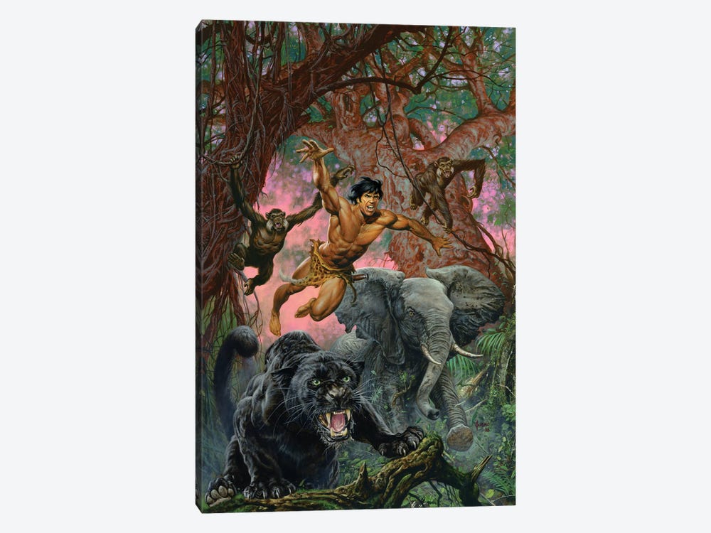 The Beasts of Tarzan® by Joe Jusko 1-piece Art Print