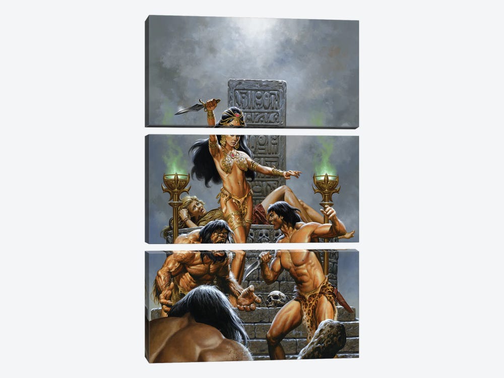 The Return of Tarzan® by Joe Jusko 3-piece Canvas Wall Art