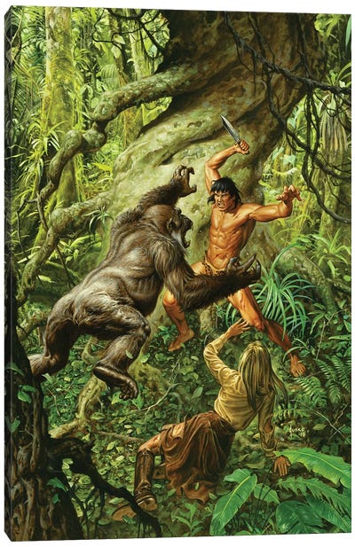 Tarzan of the Apes® Canvas Art Print - Primate Art