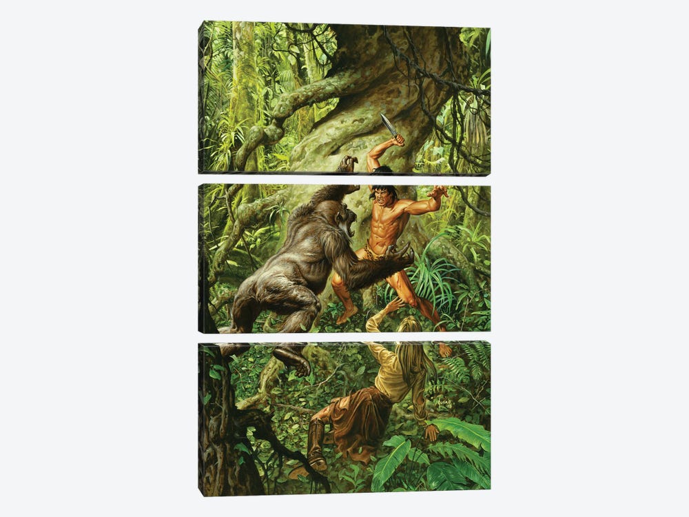 Tarzan of the Apes® by Joe Jusko 3-piece Art Print