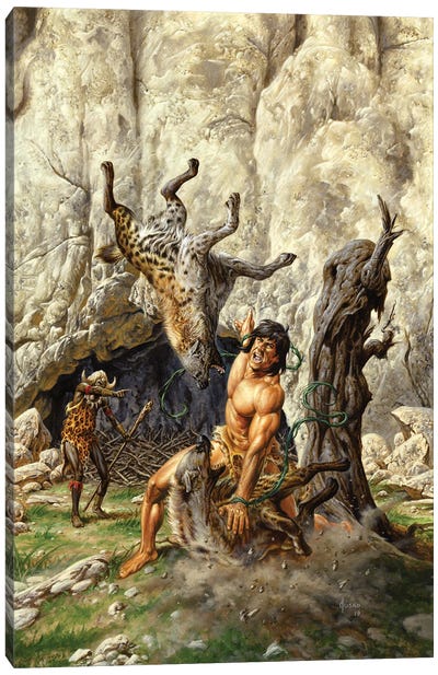 Jungle Tales of Tarzan® Canvas Art Print - Game Room Art