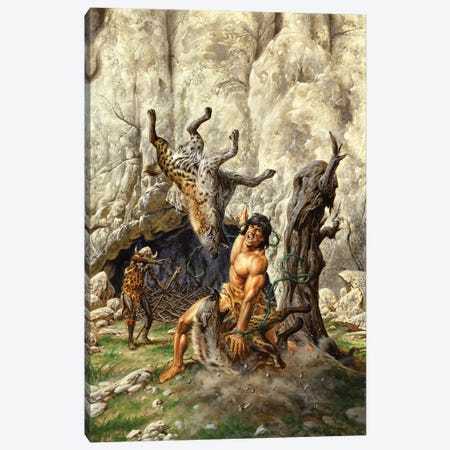 Jungle Tales of Tarzan® Canvas Print #JJU32} by Joe Jusko Canvas Art