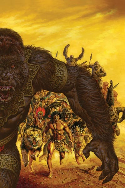 Tarzan: Tarzan® and the Golden Lion by Joe Jusko