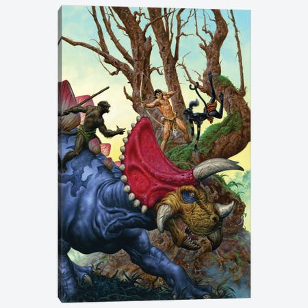 Tarzan The Terrible Canvas Print #JJU37} by Joe Jusko Art Print