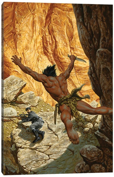 Tarzan The Untamed Canvas Art Print - The Edgar Rice Burroughs Collection