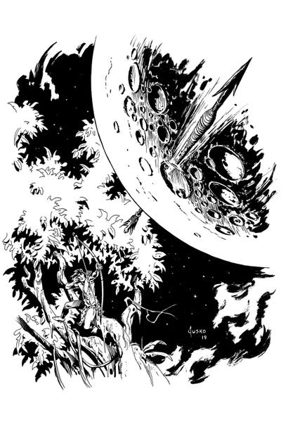 Joe Jusko: Jungle Tales of Tarzan® Frontispiece by Joe Jusko